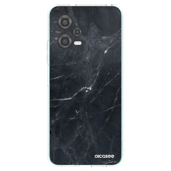 Picasee silikonski prozorni ovitek za Xiaomi Poco X5 - Black marble