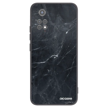 Picasee silikonski črni ovitek za Xiaomi Redmi Note 11S 5G - Black marble