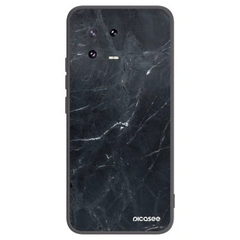 Picasee silikonski črni ovitek za Xiaomi 13 Pro - Black marble