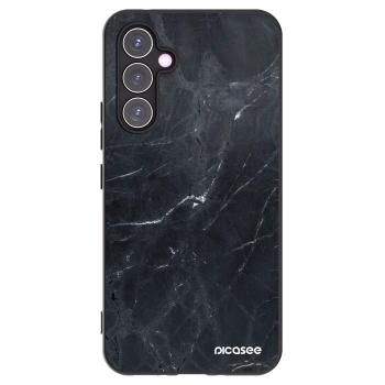 Picasee silikonski črni ovitek za Samsung Galaxy A54 5G A546B - Black marble