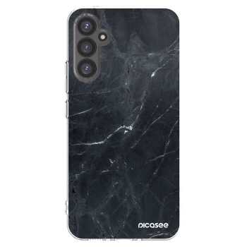 Picasee silikonski prozorni ovitek za Samsung Galaxy A34 5G A346B - Black marble