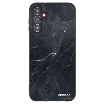 Picasee silikonski črni ovitek za Samsung Galaxy A14 4G A145R - Black marble