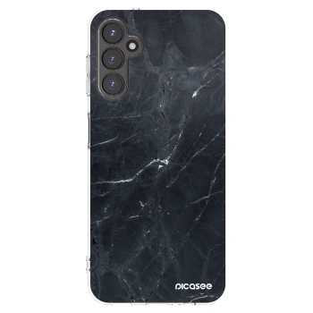 Picasee silikonski prozorni ovitek za Samsung Galaxy A14 5G A146P - Black marble