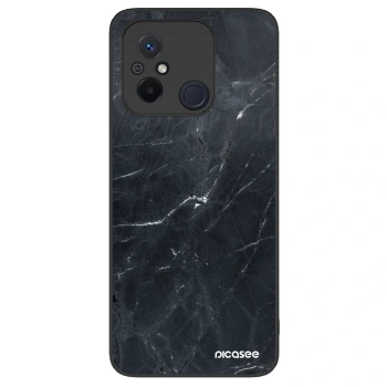 Ovitek za Xiaomi Redmi 12C - Black marble