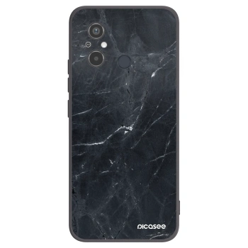 Picasee silikonski črni ovitek za Xiaomi Redmi 12C - Black marble