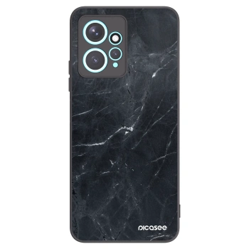 Picasee silikonski črni ovitek za Xiaomi Redmi Note 12 4G - Black marble