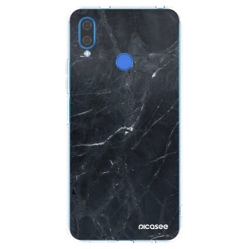 Picasee silikonski prozorni ovitek za Huawei Nova 3i - Black marble