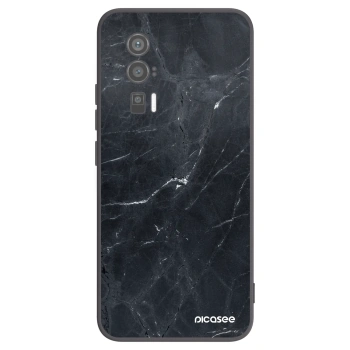 Picasee silikonski črni ovitek za Xiaomi Poco F5 Pro 5G - Black marble