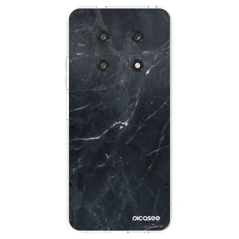 Picasee silikonski prozorni ovitek za Honor Magic4 Lite 5G - Black marble