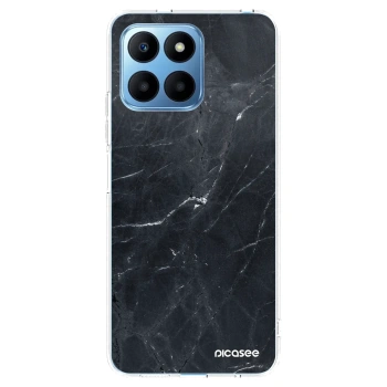 Picasee silikonski prozorni ovitek za Honor 70 Lite - Black marble
