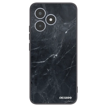 Picasee silikonski črni ovitek za Realme C53 - Black marble