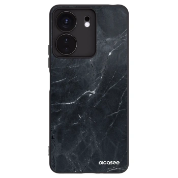 Picasee silikonski črni ovitek za Xiaomi Redmi 13C 4G - Black marble