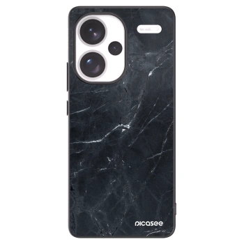 Picasee silikonski črni ovitek za Xiaomi Redmi Note 13 Pro+ 5G - Black marble