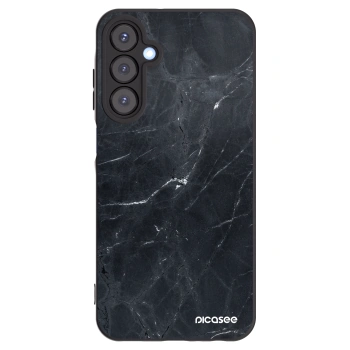 Picasee silikonski črni ovitek za Samsung Galaxy A25 A256B 5G - Black marble