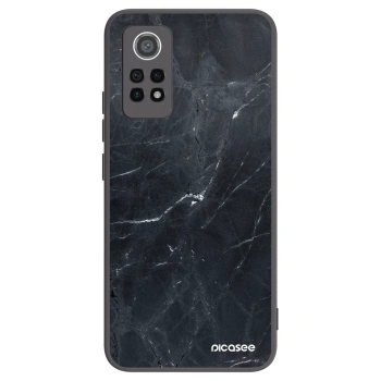 Picasee silikonski črni ovitek za Xiaomi Redmi Note 12 Pro 4G - Black marble