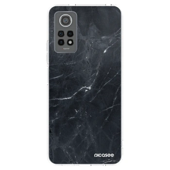 Picasee silikonski prozorni ovitek za Xiaomi Redmi Note 12 Pro 4G - Black marble