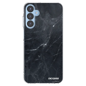 Picasee silikonski prozorni ovitek za Samsung Galaxy A15 A156B 5G - Black marble