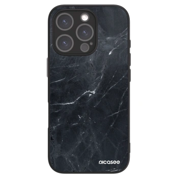 Picasee ULTIMATE CASE MagSafe za Apple iPhone 16 Pro - Black marble