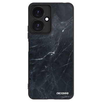 Picasee silikonski črni ovitek za Xiaomi Redmi 13C 5G - Black marble