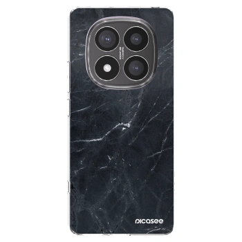 Picasee silikonski prozorni ovitek za Xiaomi Redmi Note 14 Pro+ 5G - Black marble