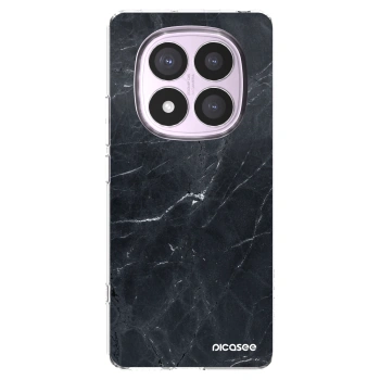 Picasee silikonski prozorni ovitek za Xiaomi Redmi Note 14 Pro 5G - Black marble