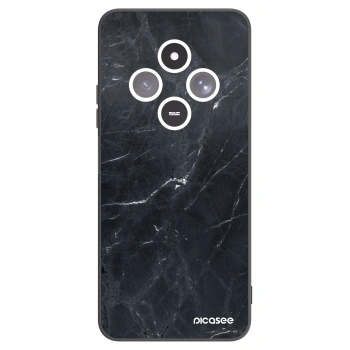 Picasee silikonski črni ovitek za Xiaomi Redmi 14C - Black marble