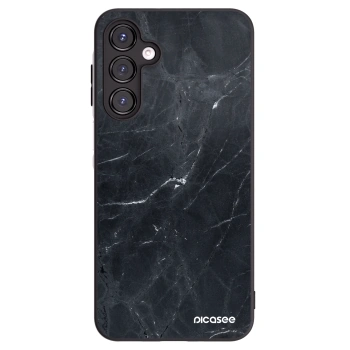 Picasee silikonski črni ovitek za Samsung Galaxy A16 5G - Black marble