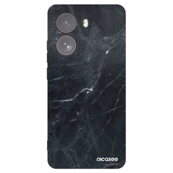 Picasee silikonski črni ovitek za Xiaomi Poco X7 - Black marble