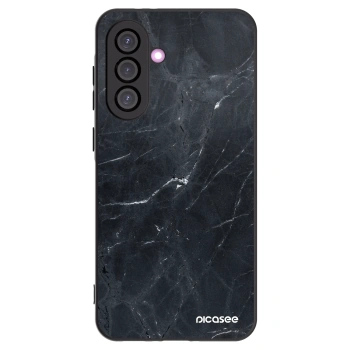Picasee silikonski črni ovitek za Samsung Galaxy A56 5G A566B - Black marble