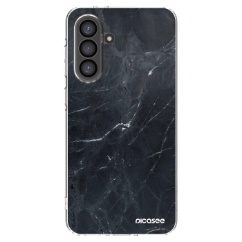 Picasee silikonski prozorni ovitek za Samsung Galaxy A36 5G - Black marble