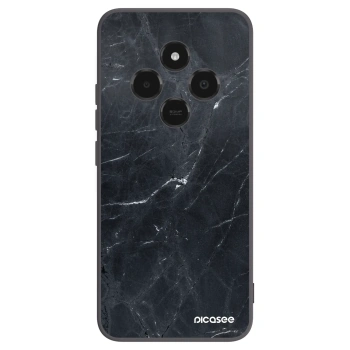 Picasee silikonski črni ovitek za Xiaomi Poco C75 - Black marble