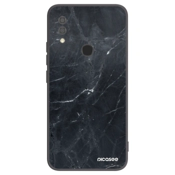 Picasee silikonski črni ovitek za Xiaomi Redmi 7 - Black marble