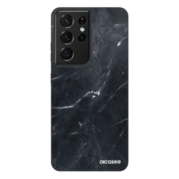 Picasee Fashion Case za Samsung Galaxy S21 Ultra 5G G998B - Black marble