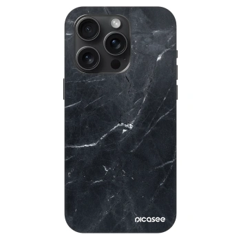 Ovitek za Apple iPhone 15 Pro - Black marble