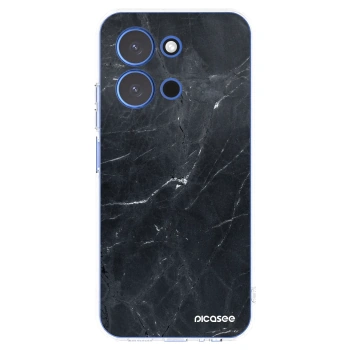 Picasee silikonski prozorni ovitek za Xiaomi Redmi 15C 4G - Black marble