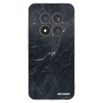 Picasee silikonski prozorni ovitek za Xiaomi Redmi Note 15 Pro+ - Black marble