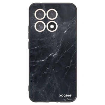Picasee silikonski črni ovitek za Xiaomi 15T - Black marble