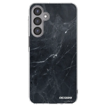 Picasee silikonski prozorni ovitek za Samsung Galaxy A16 4G - Black marble
