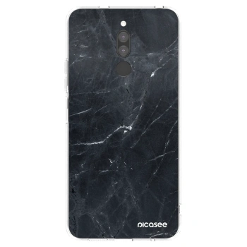 Picasee silikonski prozorni ovitek za Xiaomi Redmi 8 - Black marble