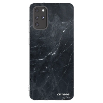 Picasee silikonski prozorni ovitek za Samsung Galaxy S20+ G985F - Black marble