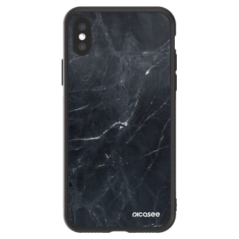 Picasee ULTIMATE CASE za Apple iPhone X/XS - Black marble