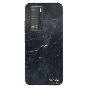 Ovitek za Huawei P40 Pro - Black marble
