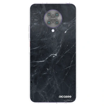 Picasee silikonski prozorni ovitek za Xiaomi Poco F2 Pro - Black marble