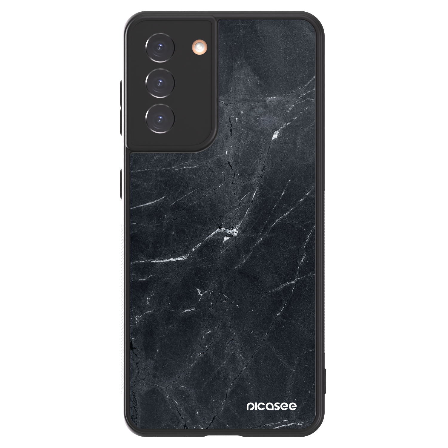 Picasee ULTIMATE CASE za Samsung Galaxy S21 5G G991B - Black marble