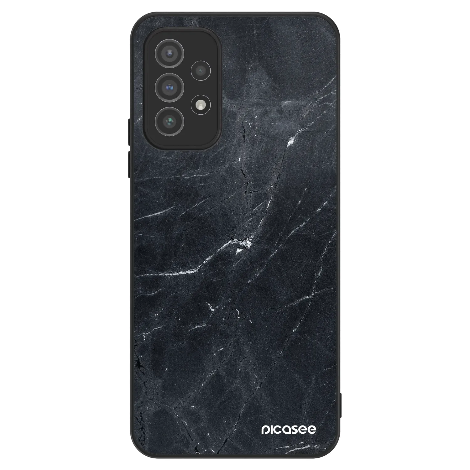 Picasee ULTIMATE CASE za Samsung Galaxy A72 A725F - Black marble
