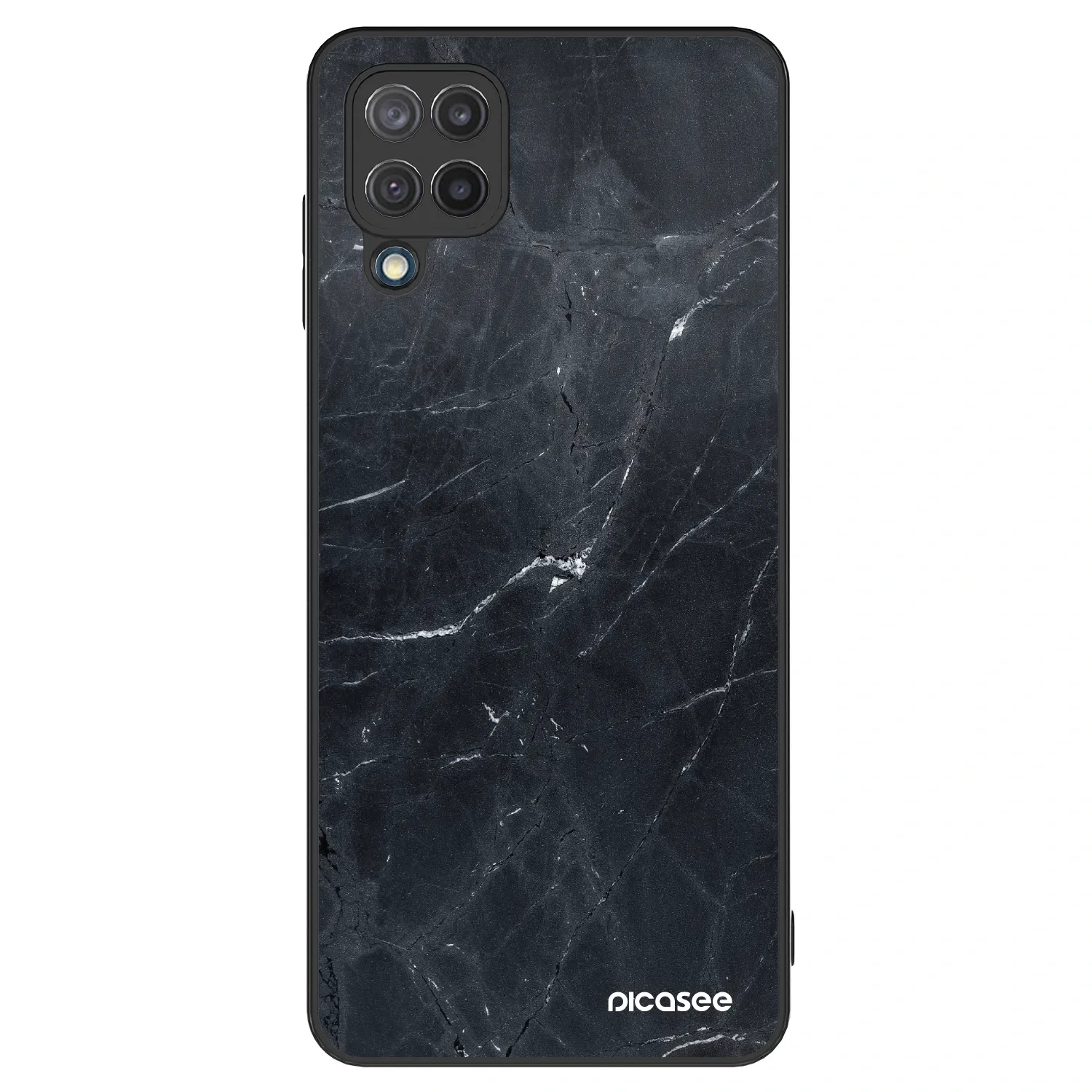 Picasee ULTIMATE CASE za Samsung Galaxy M12 M127F - Black marble