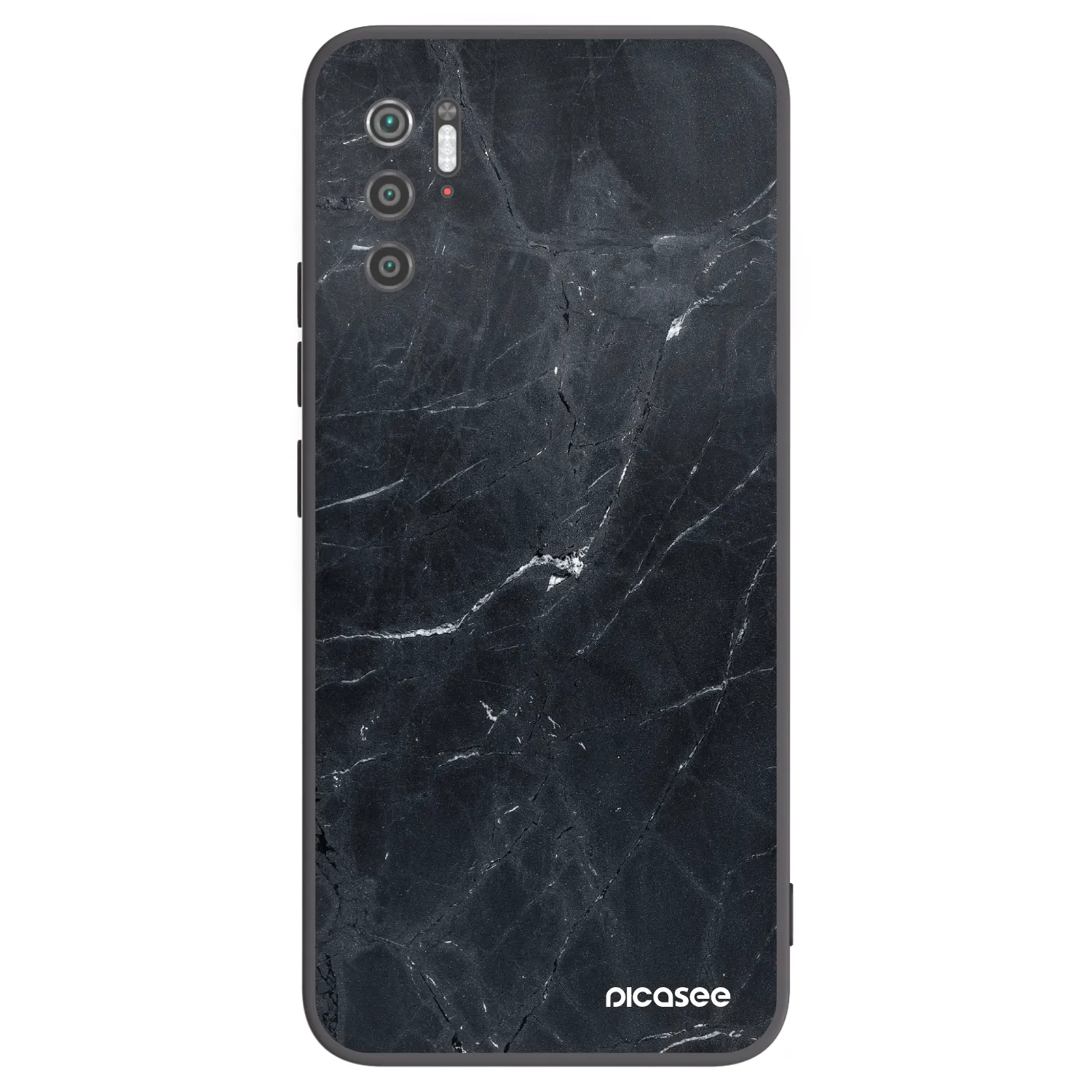 Picasee silikonski črni ovitek za Xiaomi Poco M3 Pro 5G - Black marble
