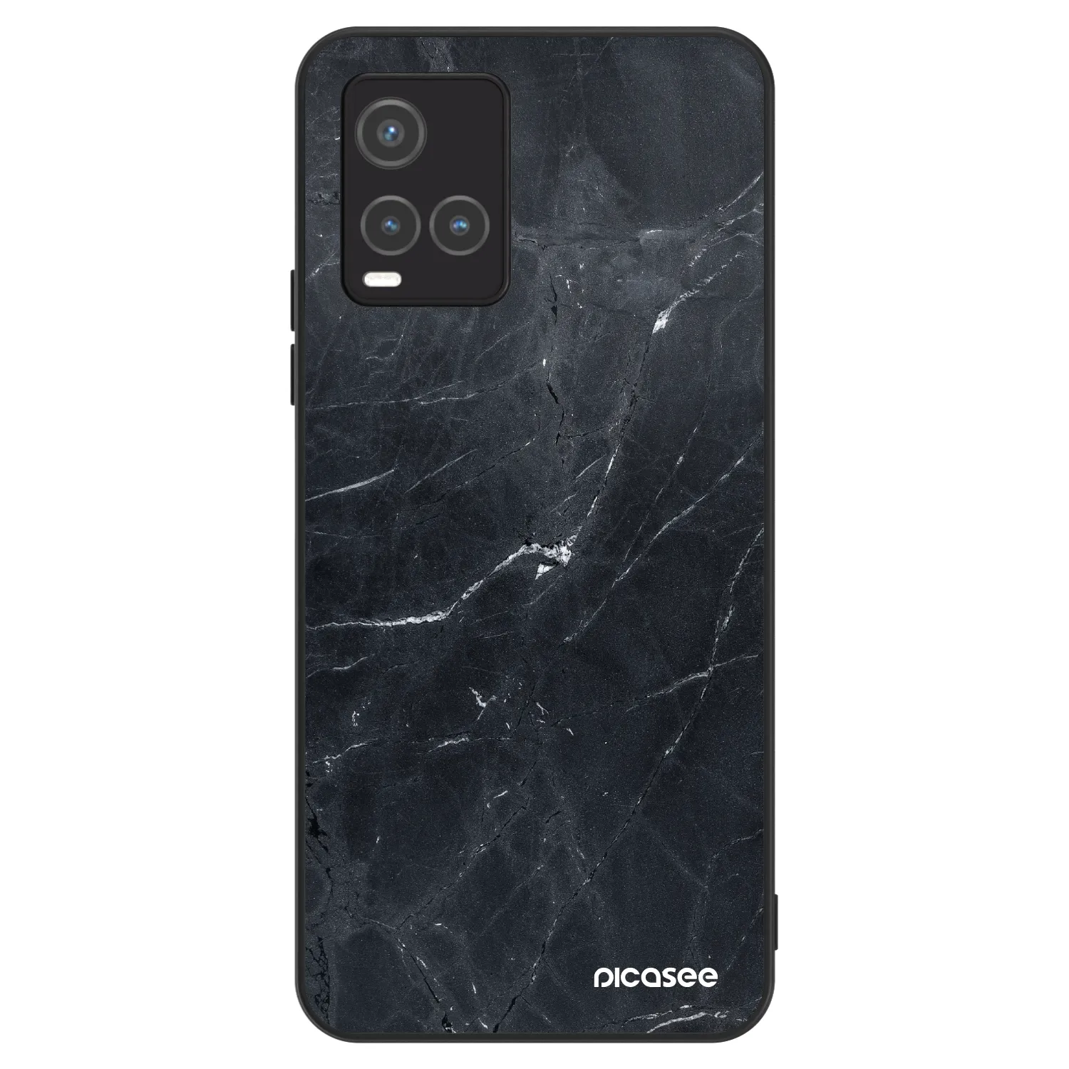 Picasee ULTIMATE CASE za Vivo Y33s - Black marble