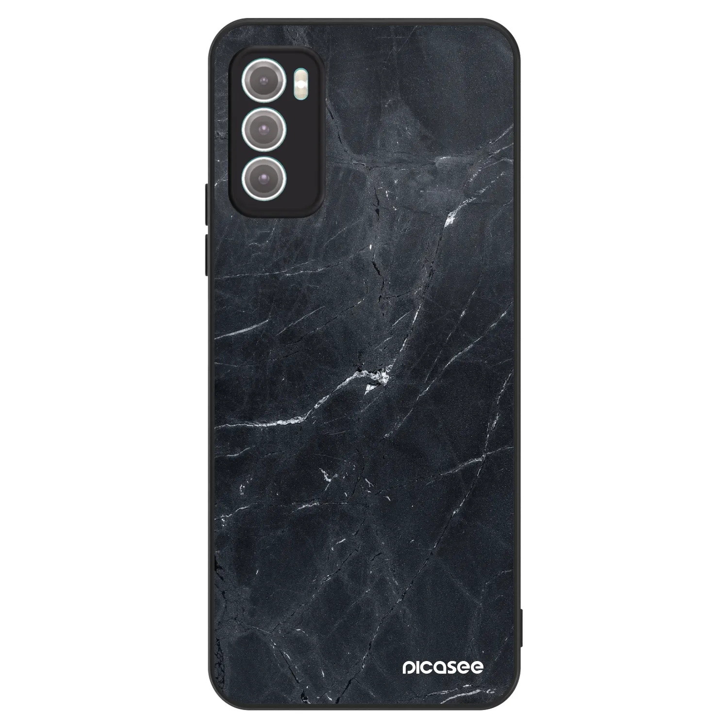Picasee ULTIMATE CASE za Motorola Moto G60 - Black marble