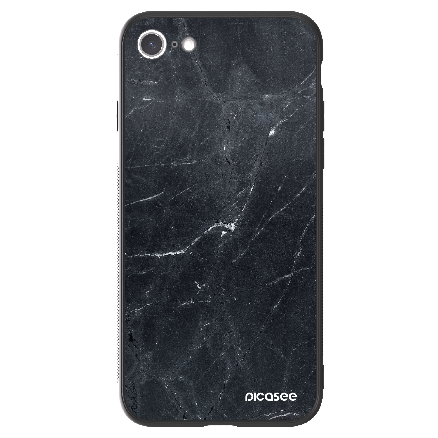 Picasee ULTIMATE CASE za Apple iPhone SE 2022 - Black marble